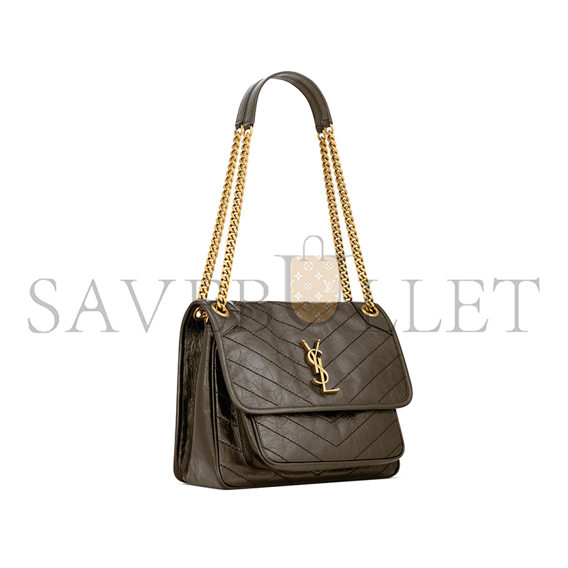 YSL NIKI MEDIUM IN VINTAGE LEATHER 6331840EN073212 (28*20*8.5cm) YSL NIKI MEDIUM IN VINTAGE LEATHER 6331840EN073212 (28*20*8.5cm)